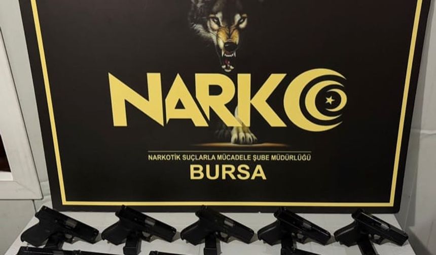 Bursa'da Narko-Silah Operasyonu: 3 Gözaltı