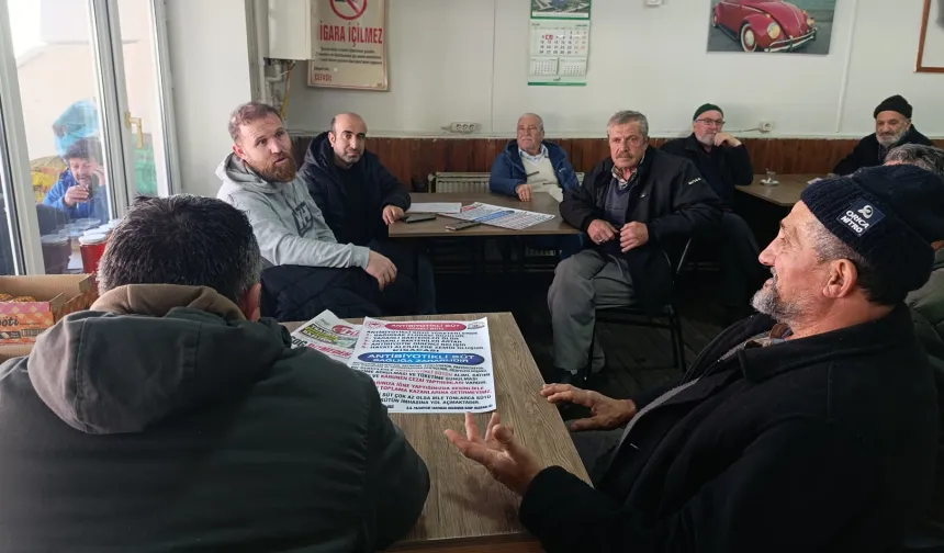 Bilecik Pazaryeri'nde üreticiye tarımsal bilgilendirme