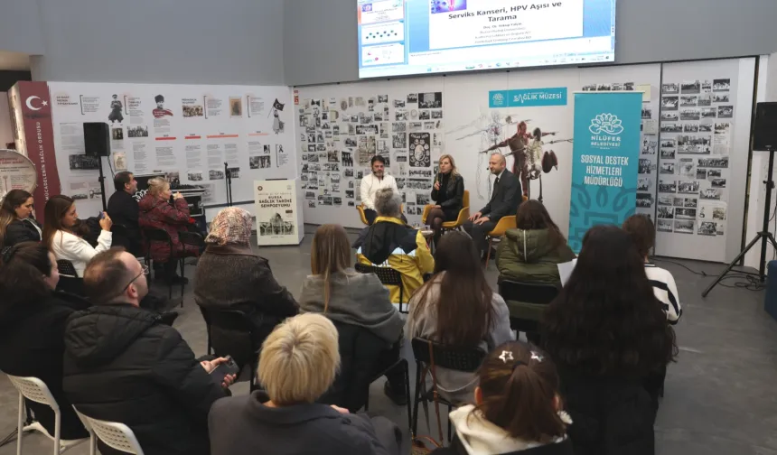 Bursa Nilüfer'de HPV aşısı ve taramalar konuşuldu
