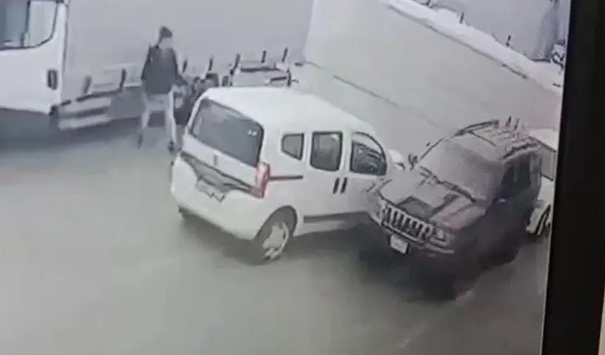 Muayene istasyonunda fren testi kazası!