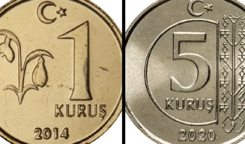 1 ve 5 kuruş basımı durduruldu mu?