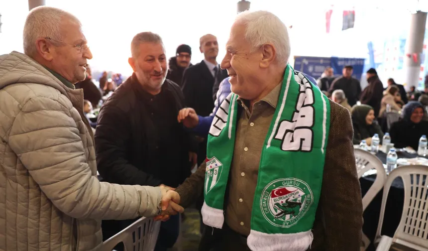 Bursa 'bereket sofrası'nı Gürsu'da kurdu