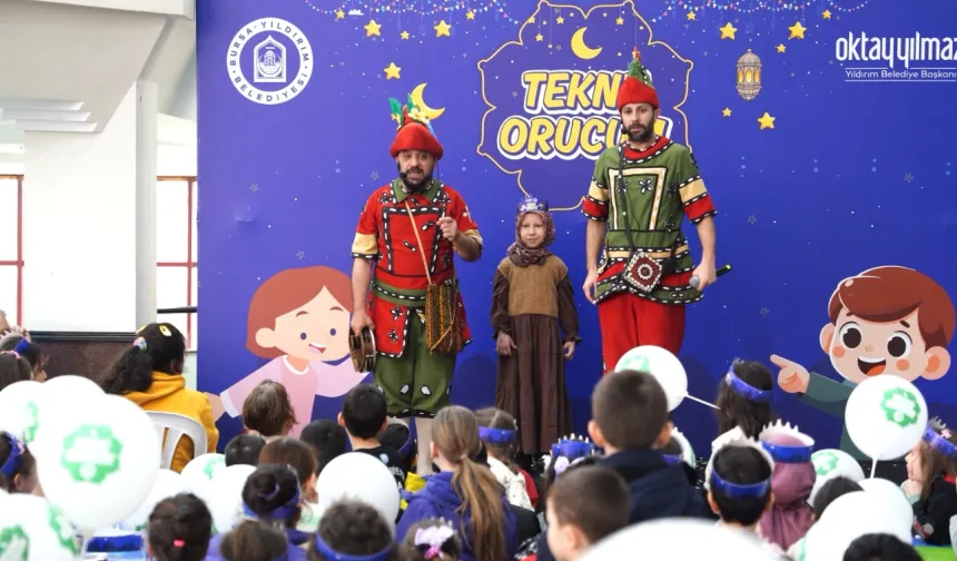 Bursa Yıldırım'da minikler için iftar vakti