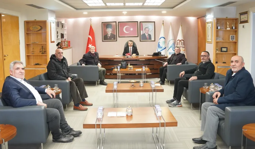 Bursa'da yaşayan Pasinliler'den Yıldırım'a ziyaret