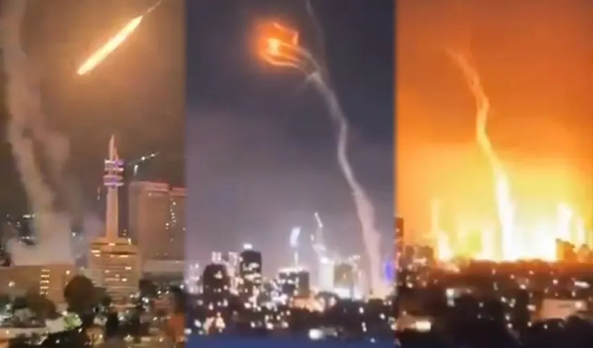 İsrail İran'a füze ve roketlerle saldırdı