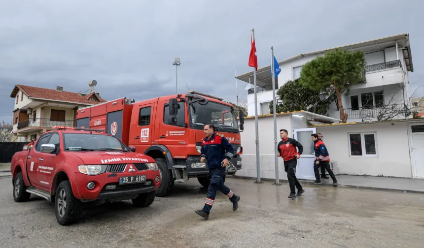 İzmir'in kuzeyinde afetlere yeni kalkan... 63. istasyon hizmete girdi