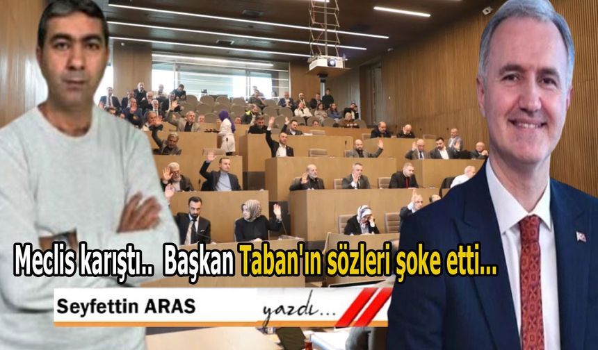 İnegöl Meclisine yakışmadı! Taban'ın sözleri şoke etti...