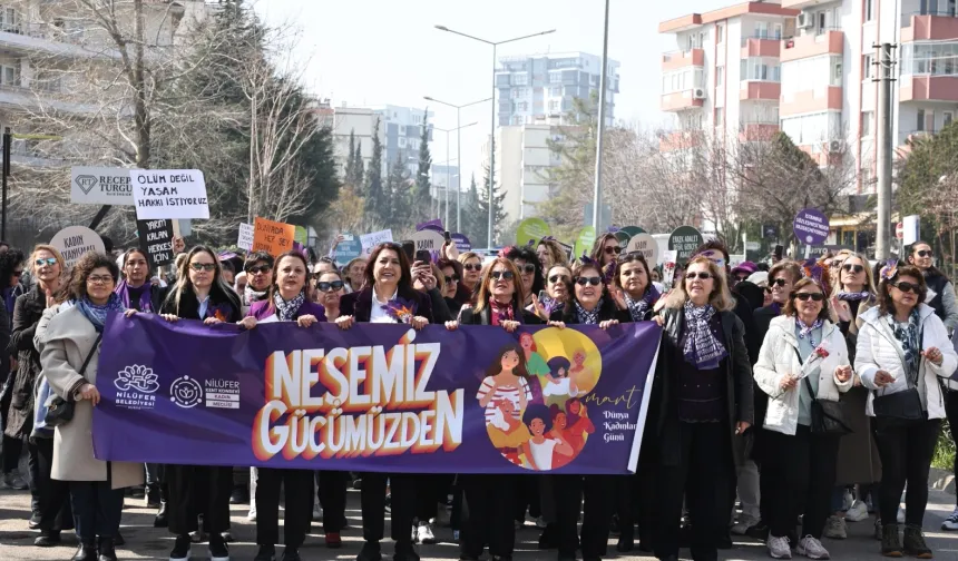 Nilüfer'de 8 Mart etkinlikleri 'Eşitlik Ses İster Biz Buradayız' sloganıyla başlıyor