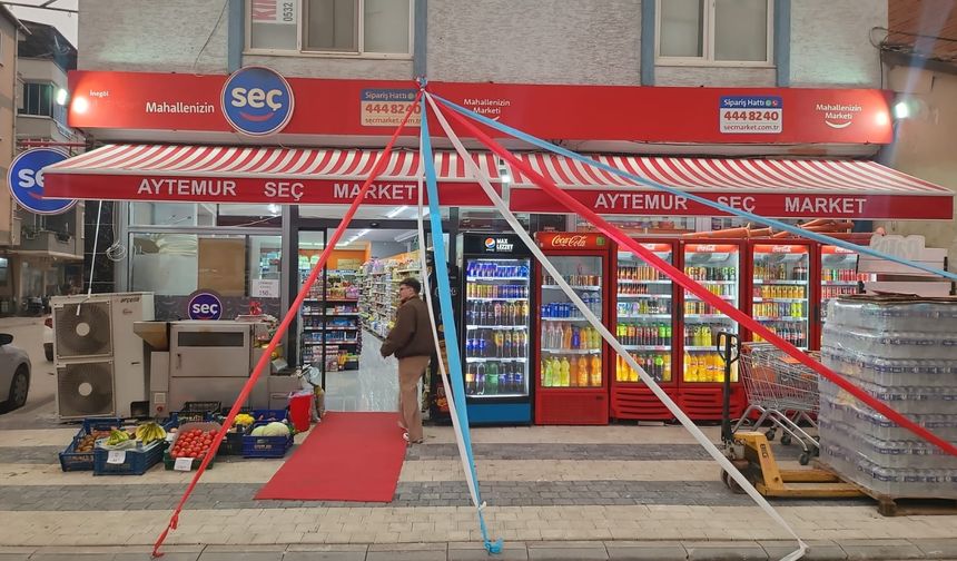Seç Aytemur Gıda İnegöl’de 5. şubesini hizmete açtı