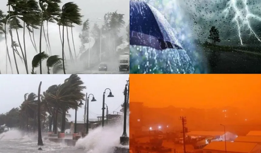 Yurt genelinde çoklu uyarı! Rüzgar, toz taşınımı, kuvvetli yağış ve çığ