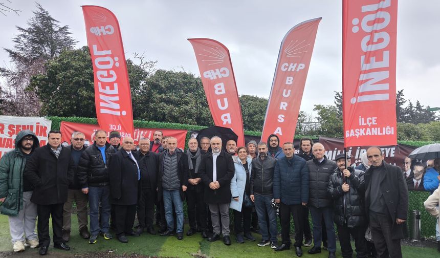 CHP İnegöl İlçe Başkanı Zemci Şahin: “Bu mücadeleden Canımız Pahasına da Olsa Vazgeçmeyiz”