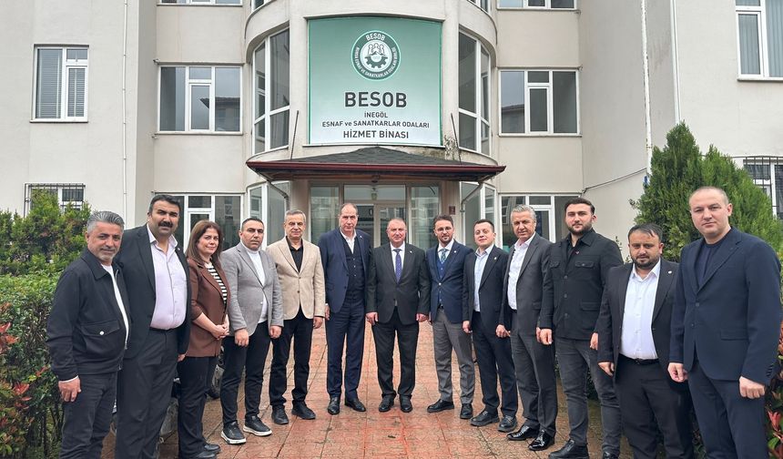 İnegöl Mobilyacılar Odası’na Anlamlı Ziyaret: Federasyondan Destek Mesajı