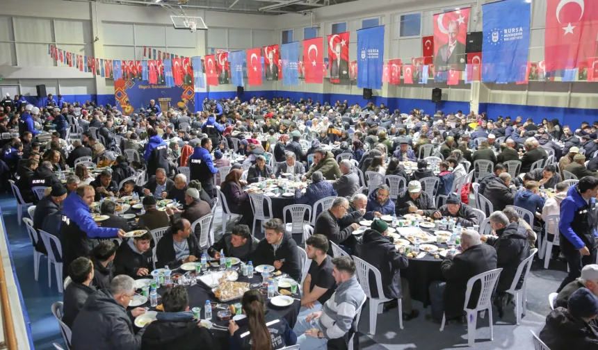 Bursa Büyükşehir bereketi Büyükorhan'da paylaştı