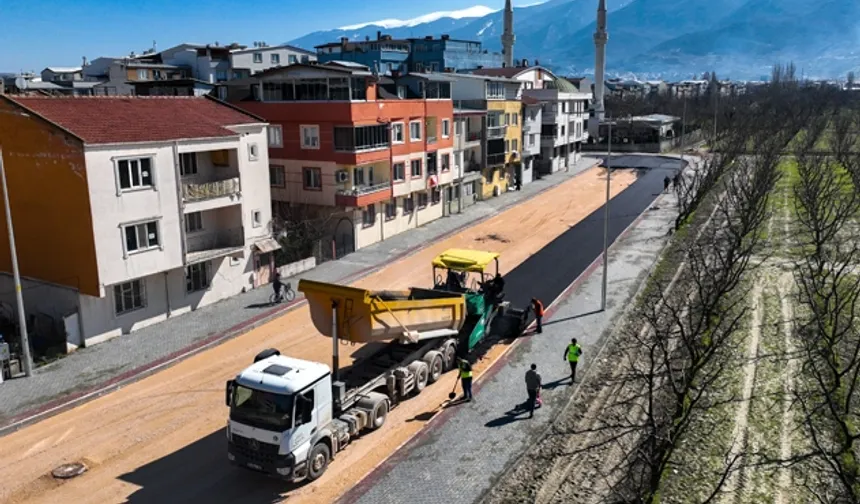 Bursa Gürsu'da yol genişletme çalışmaları sürüyor