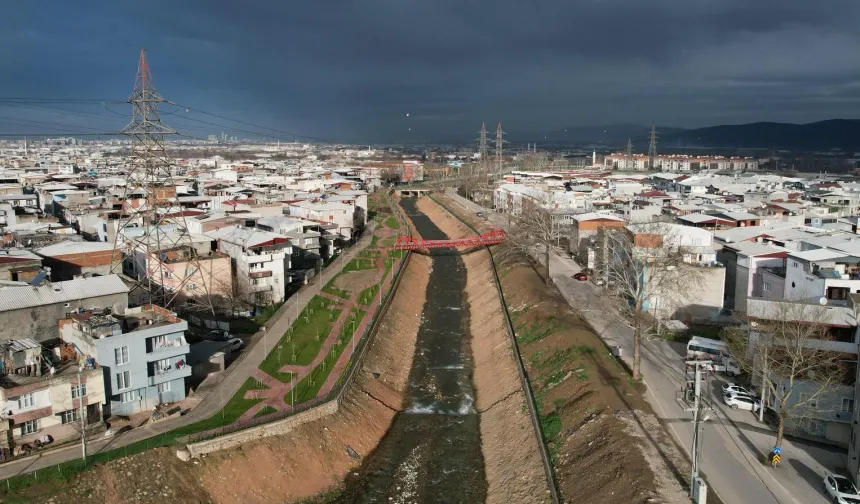 Bursa Yıldırım'da Deliçay artık daha güvenli