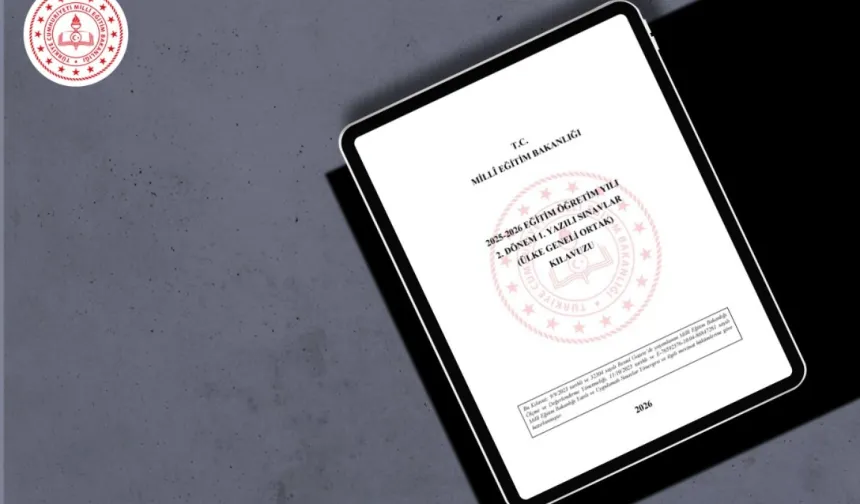 Eğitimde ikinci dönem ortak yazılı sınav takvimi netleşti