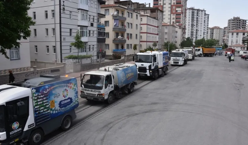 Kayseri Kocasinan'dan temizlik seferberliği