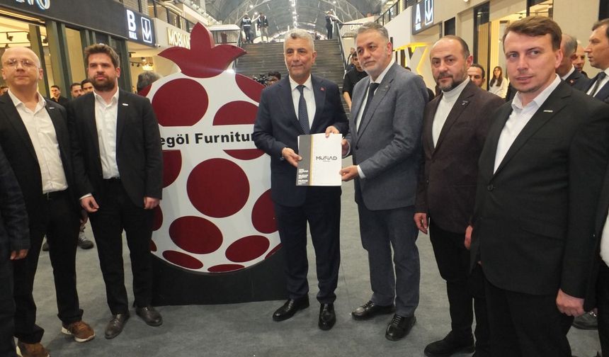 MÜSİAD İnegöl Şubesi sektörün sıkıntıları bakan Bolat'a sundu
