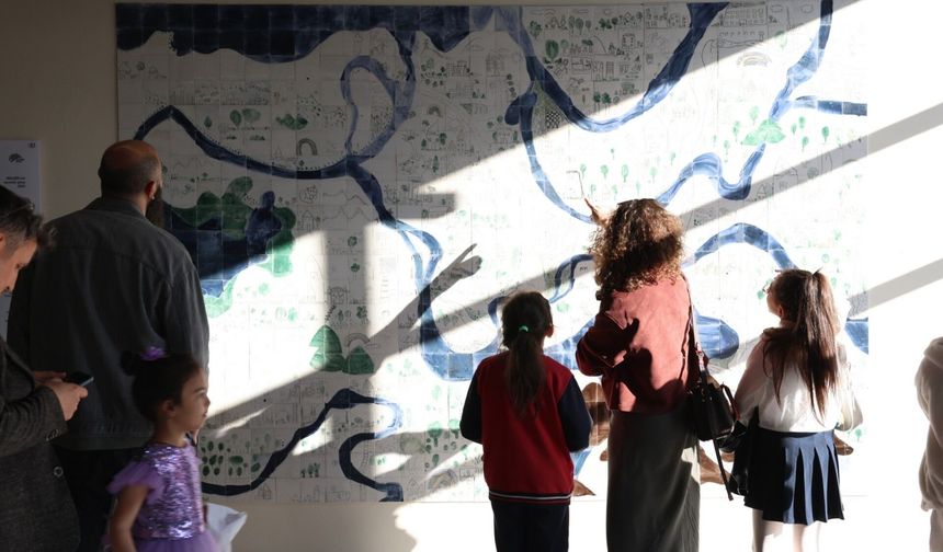 Şehrin hikayesini Nilüferli çocuklar çizdi