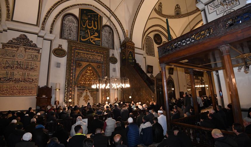 Fetih Duası Bursa Ulu Camii’nde Yapıldı