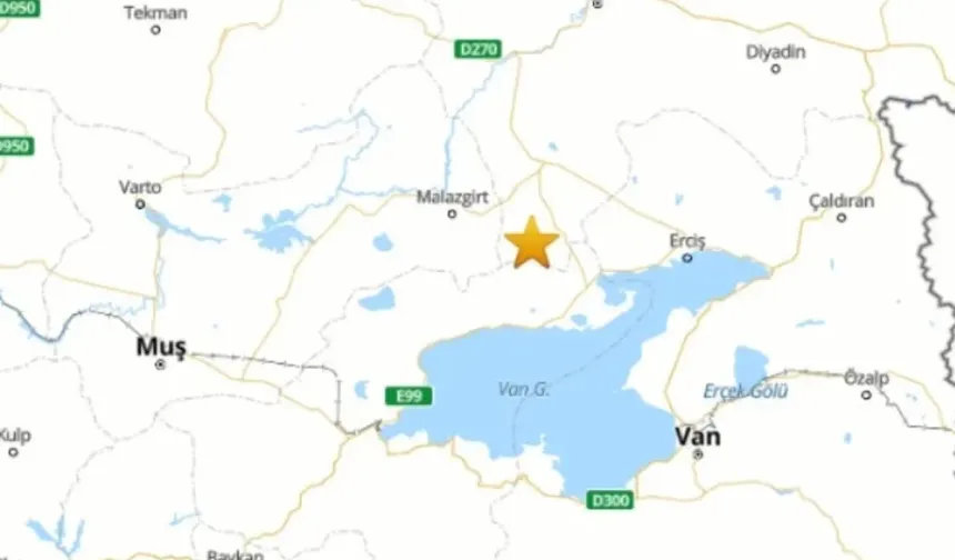 AFAD duyurdu! Ağrı'da 4.3 büyüklüğünde deprem