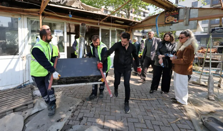 Bursa'da 1050 Konutlar'daki yeşil alan işgalden kurtarıldı