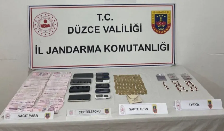 Düzce'de sahte altın dolandırıcılığı: 4 gözaltı