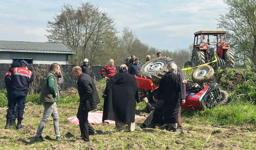 Düzce'de traktör kazası: 1 ölü