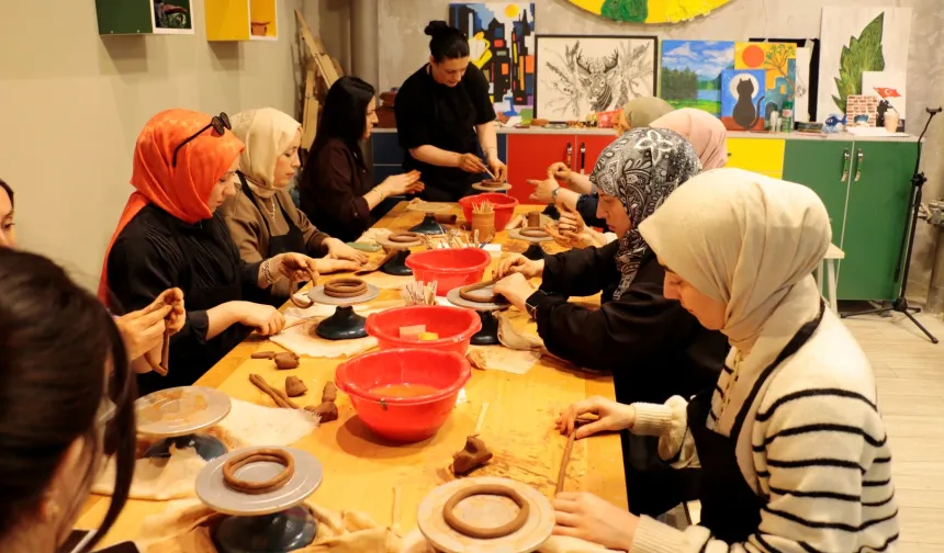 Kocaeli Büyükşehir'le çamurdan sanata giden yolculuk