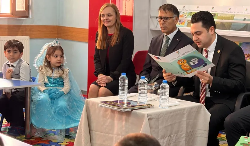 'Okuyan Şehir Ağrı' projesinde anaokulunda masal okudular