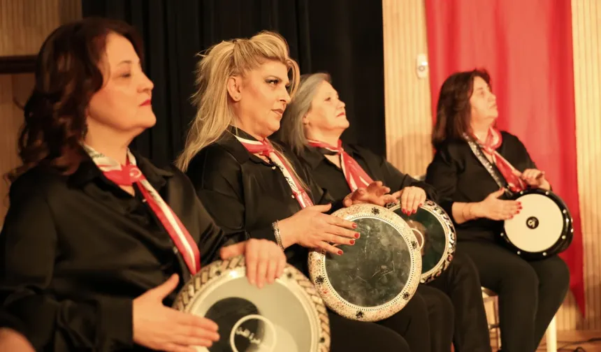 Osmangazili kadınlardan muhteşem ritim gösterisi