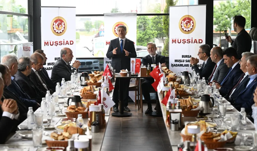 BTSO Başkanı Burkay MUŞSİAD üyeleriyle buluştu