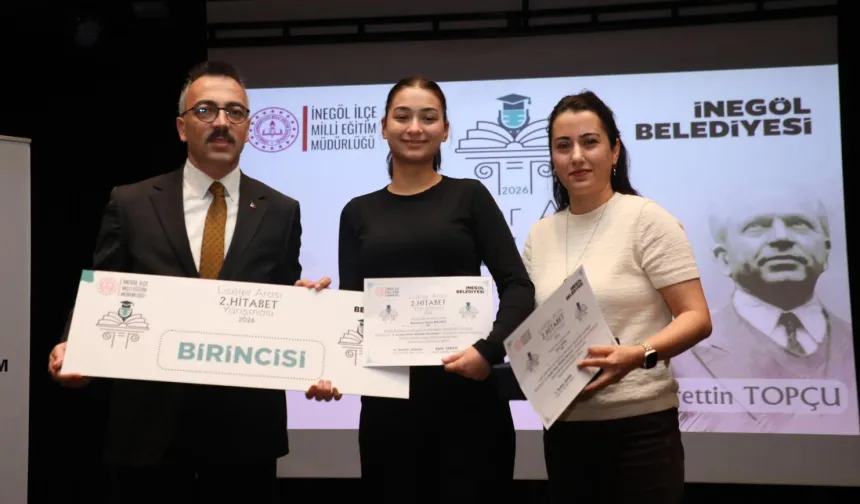 İnegöl'de liseliler hitabetini konuşturdu