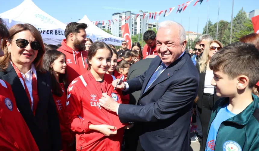 Bursa Nilüfer'de 19 Mayıs'a coşkulu karşılama