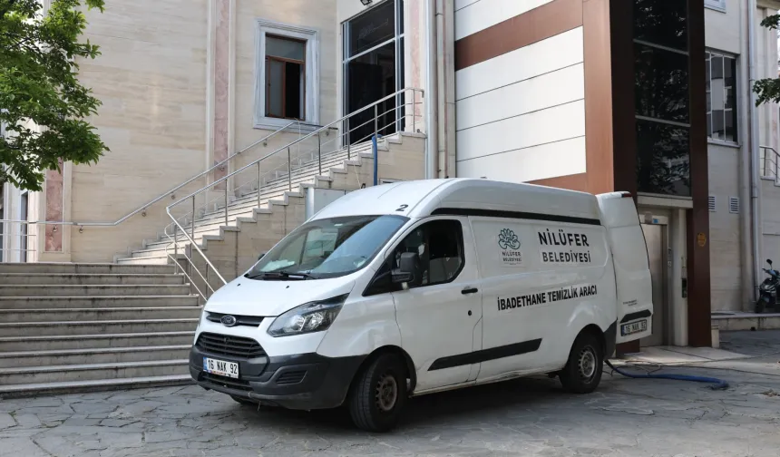 Bursa Nilüfer'in ibadethanelerinde bahar temizliği