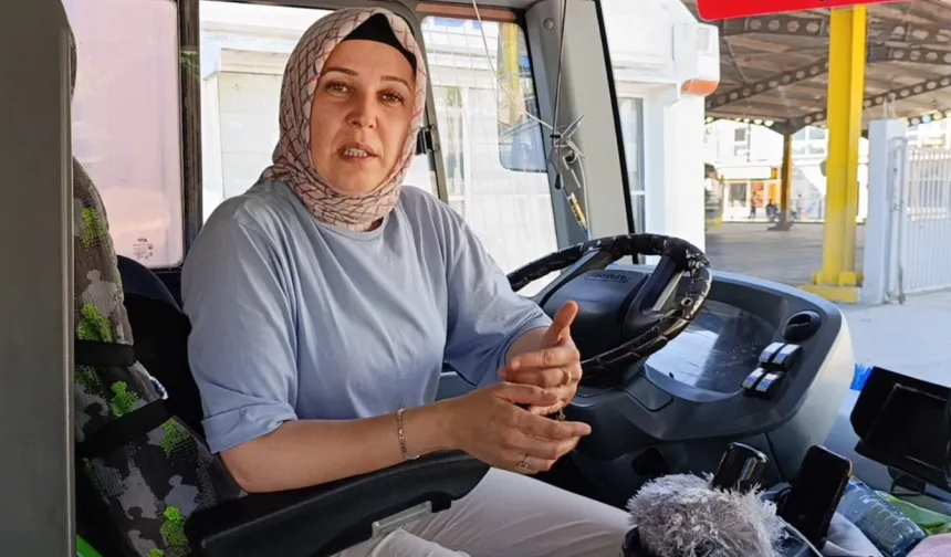 BURULAŞ’ın kadın otobüs sürücüsünden örnek davranış