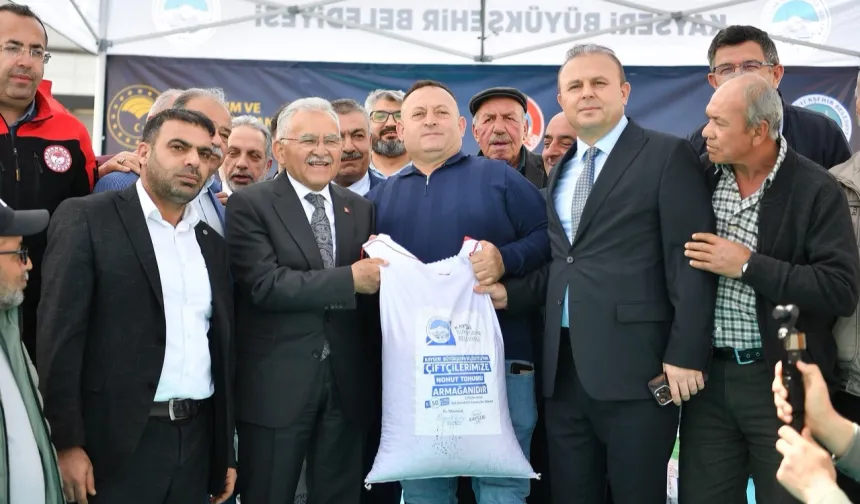 Kayserili çiftçiye 1.2 milyar liralık destek