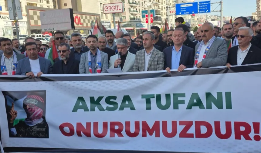 Kudüs'ün kardeş şehri Mardin'den Ortak Ses: 5 Dilli Tepki