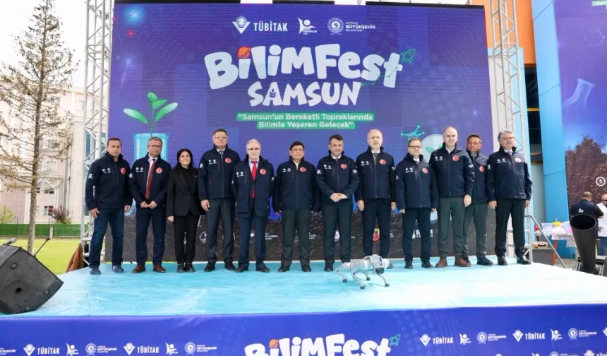 Samsun'da BİLİMFEST coşkusu başladı