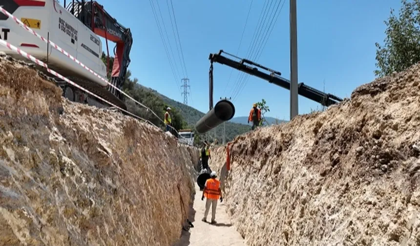 ASAT Kaş'ın içme suyu altyapısını güçlendiriyor