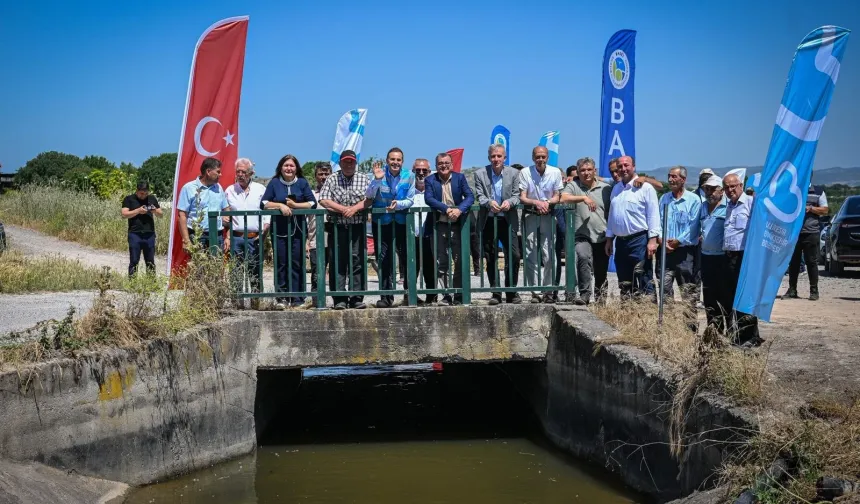 Balıkesir'de 13 mahalleye yeniden sulama suyu