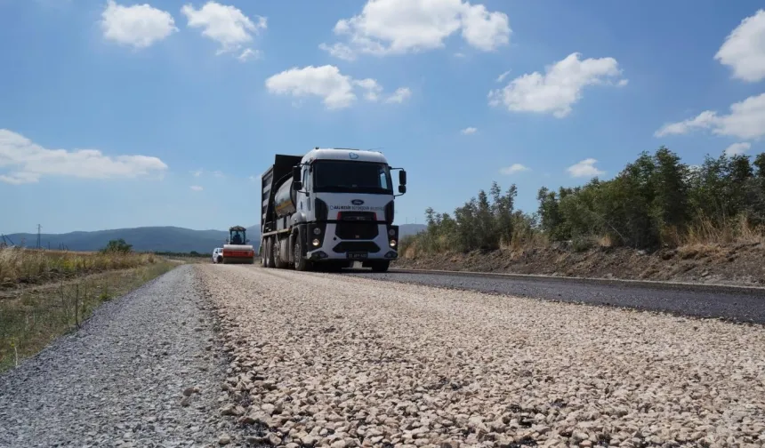 Balıkesir'de Manyas-Susurluk yol çalışması başladı
