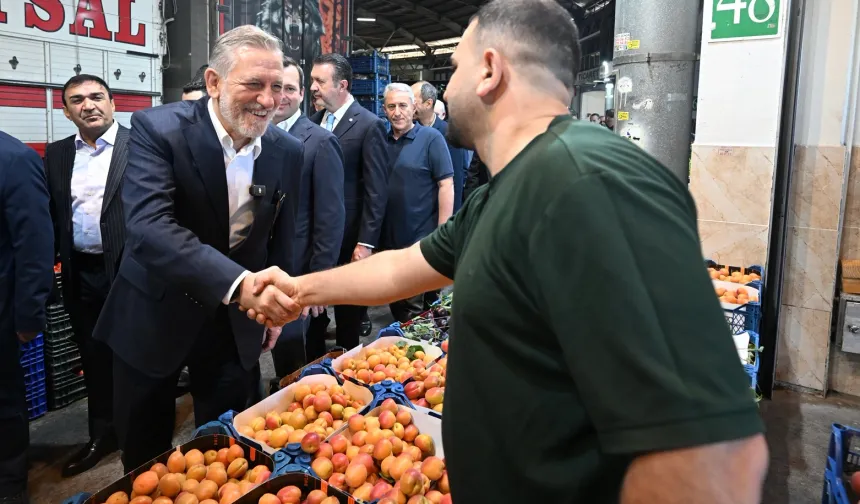 BTSO Başkanı Burkay'dan Bursa Kent Hali'ne ziyaret