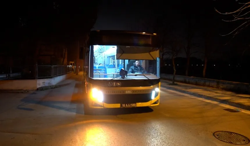 Bursa'da gece seferleri devam ediyor