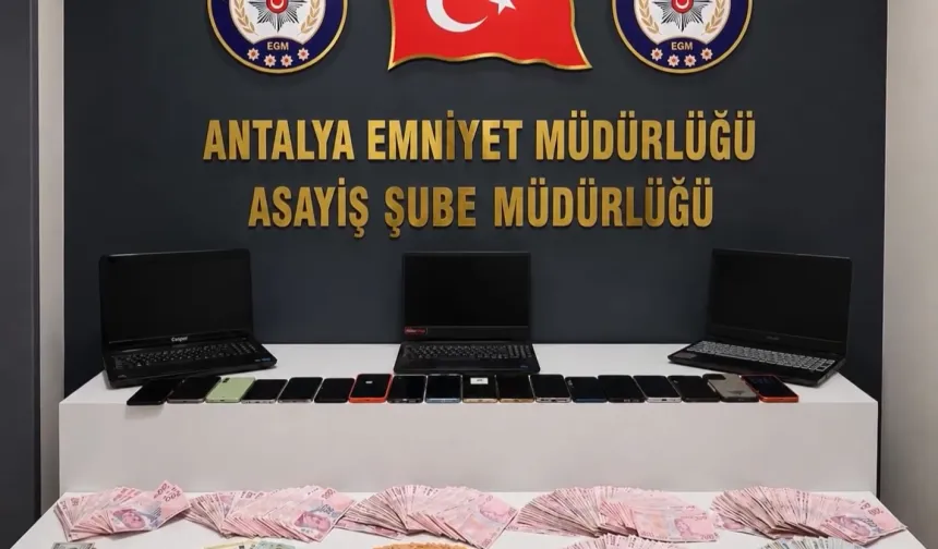 Antalya'da 'son durak' operasyonu! 14 tutuklama