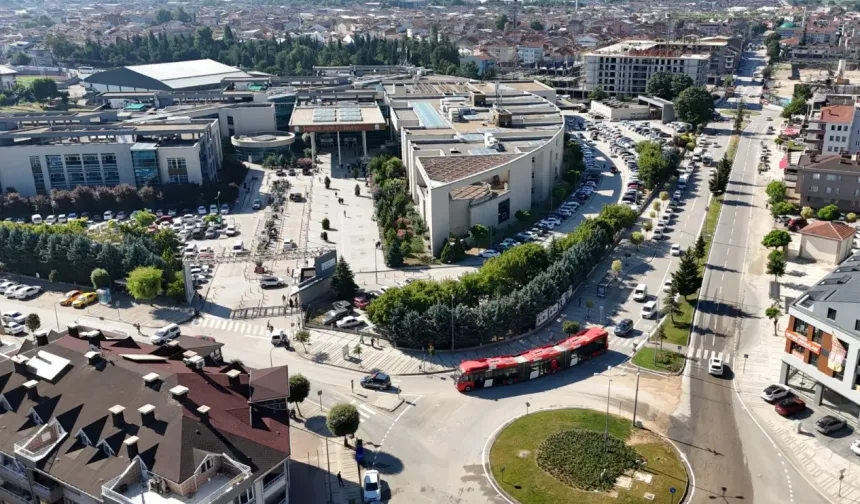 Bursa İnegöl'de metrobüs için ilk test sürüşü yapıldı