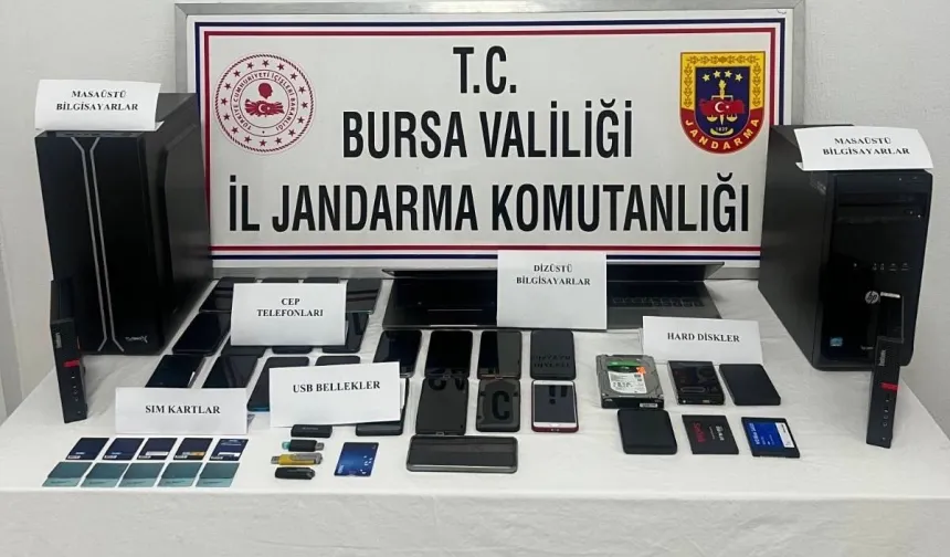 Bursa Jandarması'ndan milyonluk dolandırıcılık operasyonu: 7 tutuklama!