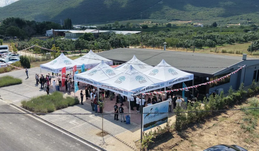 Bursa Nilüfer'de kırsal turizme yeni soluk... NİLBEL Leylek Kafe & Restoran açıldı
