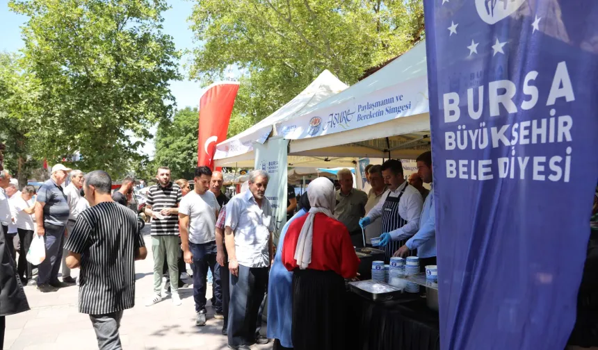 Bursa'da aşure bereketi Yenişehir'de