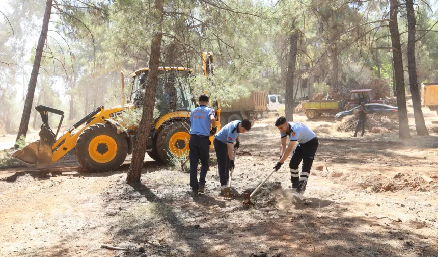Gaziantep'te orman yangınlarına karşı seferberlik